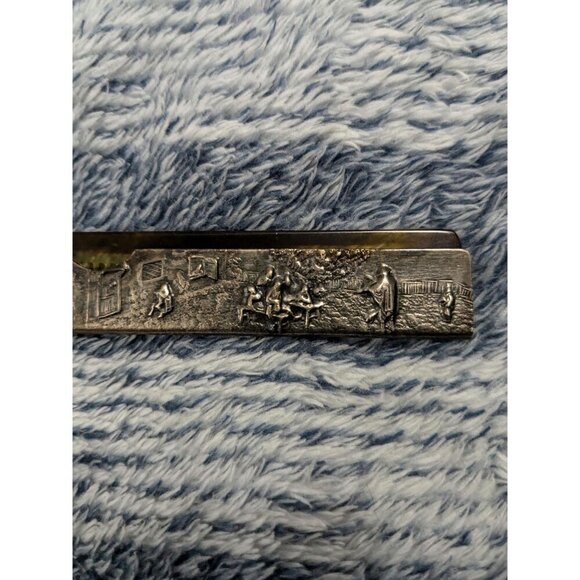 Vintage Purse accessory silver plated cover with pocket clip - Picture 2 of 4